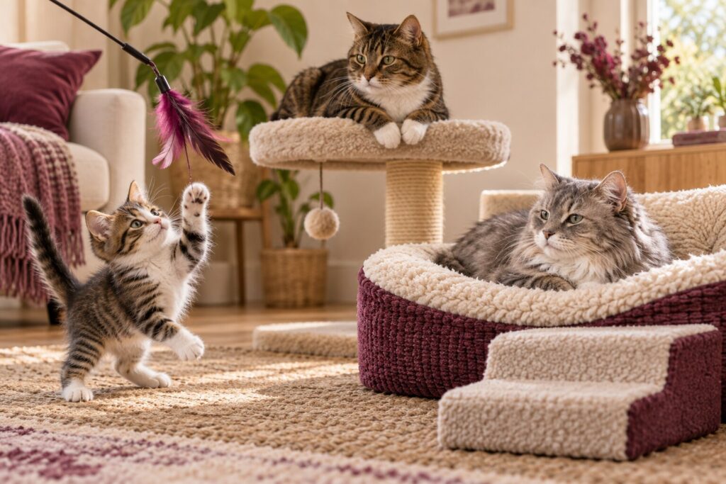 Kitten or adult cat: which suits your life?